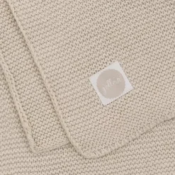 Ledikantdeken Basic Knit Nougat Jollein