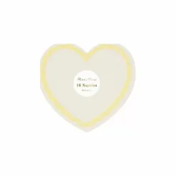Lieflijke Pastel Hearts Gebaksservetten Van Meri Meri (16St)