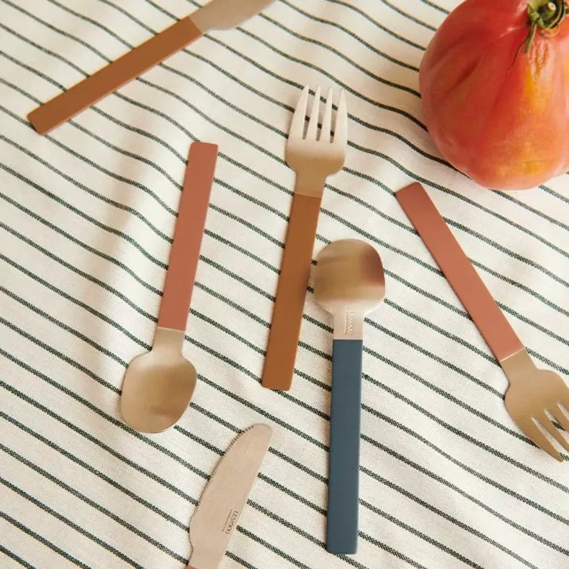 Liewood Bestekset Adrian Whale Blue