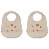 Liewood Siliconen Slabben Tilda Birthday Multi Mix (2St)