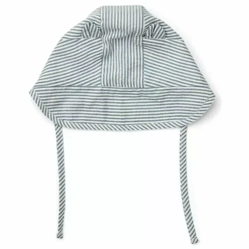 Liewood Zonnehoedje Rae Stripe Blue Wave/Creme De La Creme
