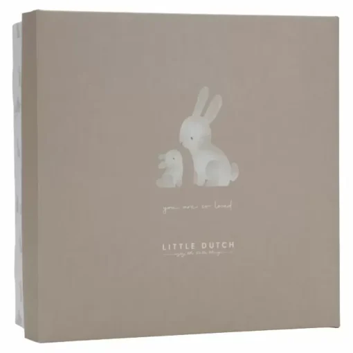 Little Dutch Baby Bunny Geschenkset | Knuffeldoekje, Knuffelkonijn, Rammelaar & Bijtring