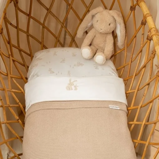 Little Dutch Geborduurd Wieglaken Baby Bunny
