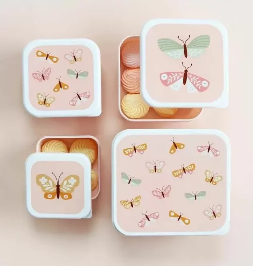 Lunchbox & Snackbox Butterfly A Little Lovely Company
