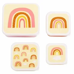 Lunchbox & Snackbox Rainbow A Little Lovely Company