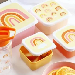 Lunchbox & Snackbox Rainbow A Little Lovely Company