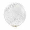 Mega Confetti Ballon Wit (3St) Beautiful Botanics Ginger Ray