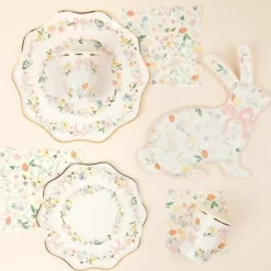 Meri Meri Elegant Floral Dinerborden (8St)