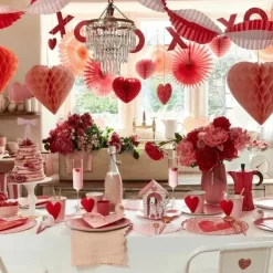 Meri Meri Valentijn Hartjesborden Met Strik (8St)