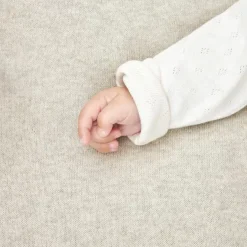 Meyco Ledikantdeken Knit Basic Fleece Sand Melange