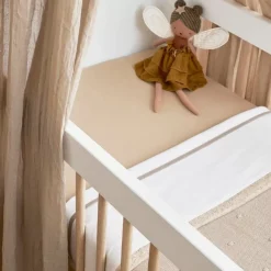 Meyco Ledikantdeken Mini Knots Fleece Sand