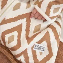 Meyco Slaapzak Afritsbare Mouwen Ikat Sand