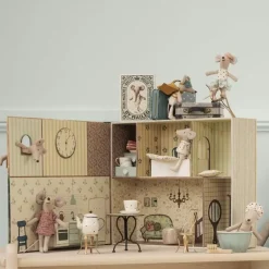 Miniatuur Theeserviesje Dots Blauw Maileg