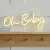 Oh Baby Neonlamp Van Ginger Ray - Feestelijk & Sfeervol