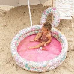 Opblaaszwembad Pink Blossom (100Cm) Swim Essentials