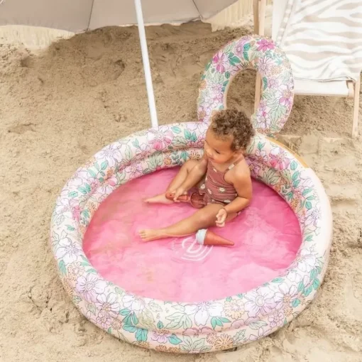 Opblaaszwembad Pink Blossom (100Cm) Swim Essentials