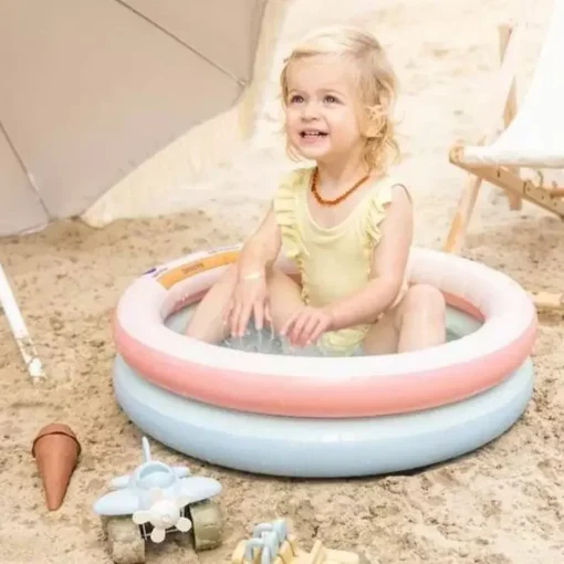 Opblaaszwembad Rainbow Pastel (60Cm) Swim Essentials