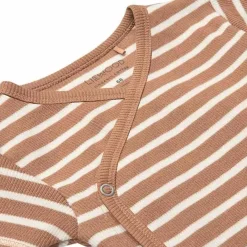 Overslagrompers Korte Mouw Hali Stripe Rose Liewood