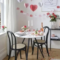 Parisian Love Roze Glazen Kandelaar - Romantische Verlichting