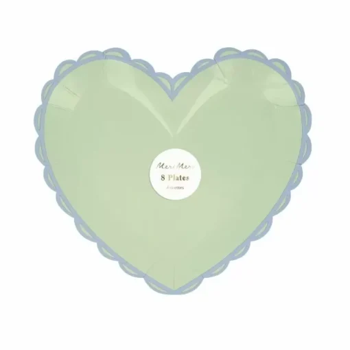 Pastel Hearts Gebaksbordjes Van Meri Meri (8St)
