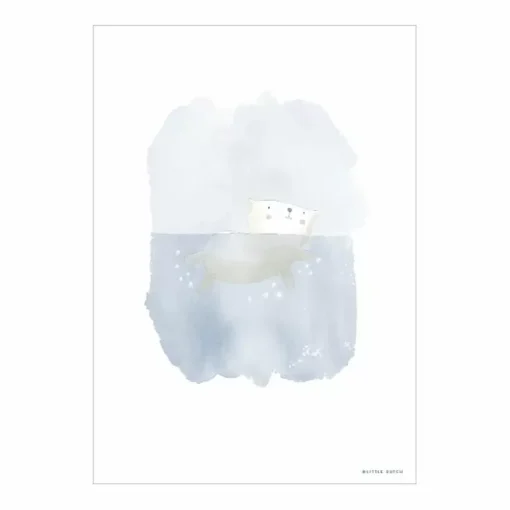 Poster A3 Ijsbeer Jar Little Dutch