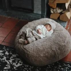 Relaxhoes Voor Voedingskussen Teddy Taupe Ilmaha