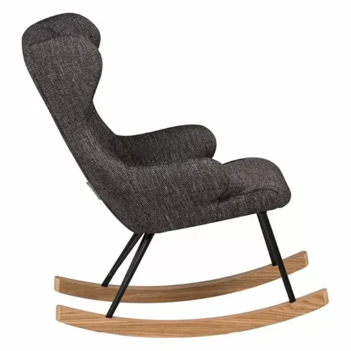 Schommelstoel Kids De Luxe Black Quax