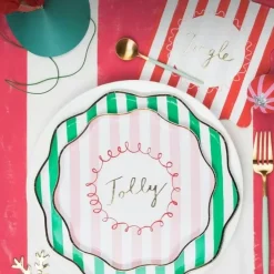 Servetten Striped Christmas (16St) Meri Meri