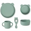 Siliconen Serviesset Vivi Mr Bear Peppermint Liewood
