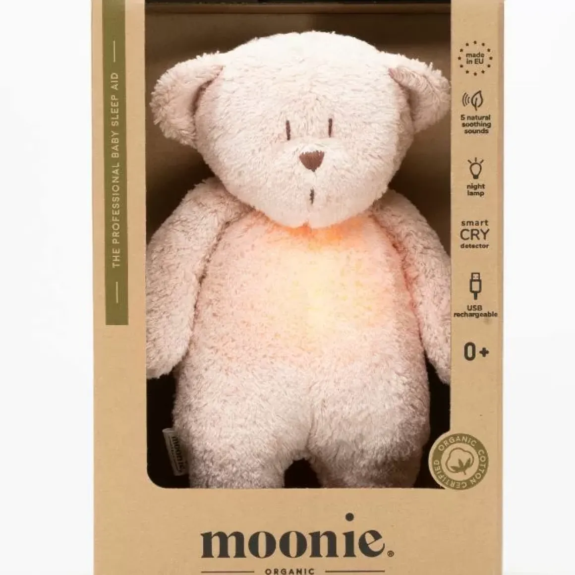 Slaapknuffel Humming Bear Rose Moonie