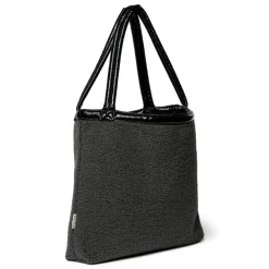Studio Noos Mom Bag Reversible Teddy Lacquer Zwart