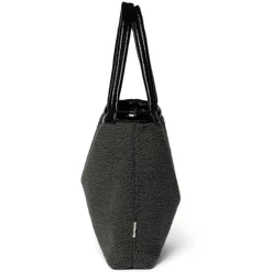 Studio Noos Mom Bag Reversible Teddy Lacquer Zwart