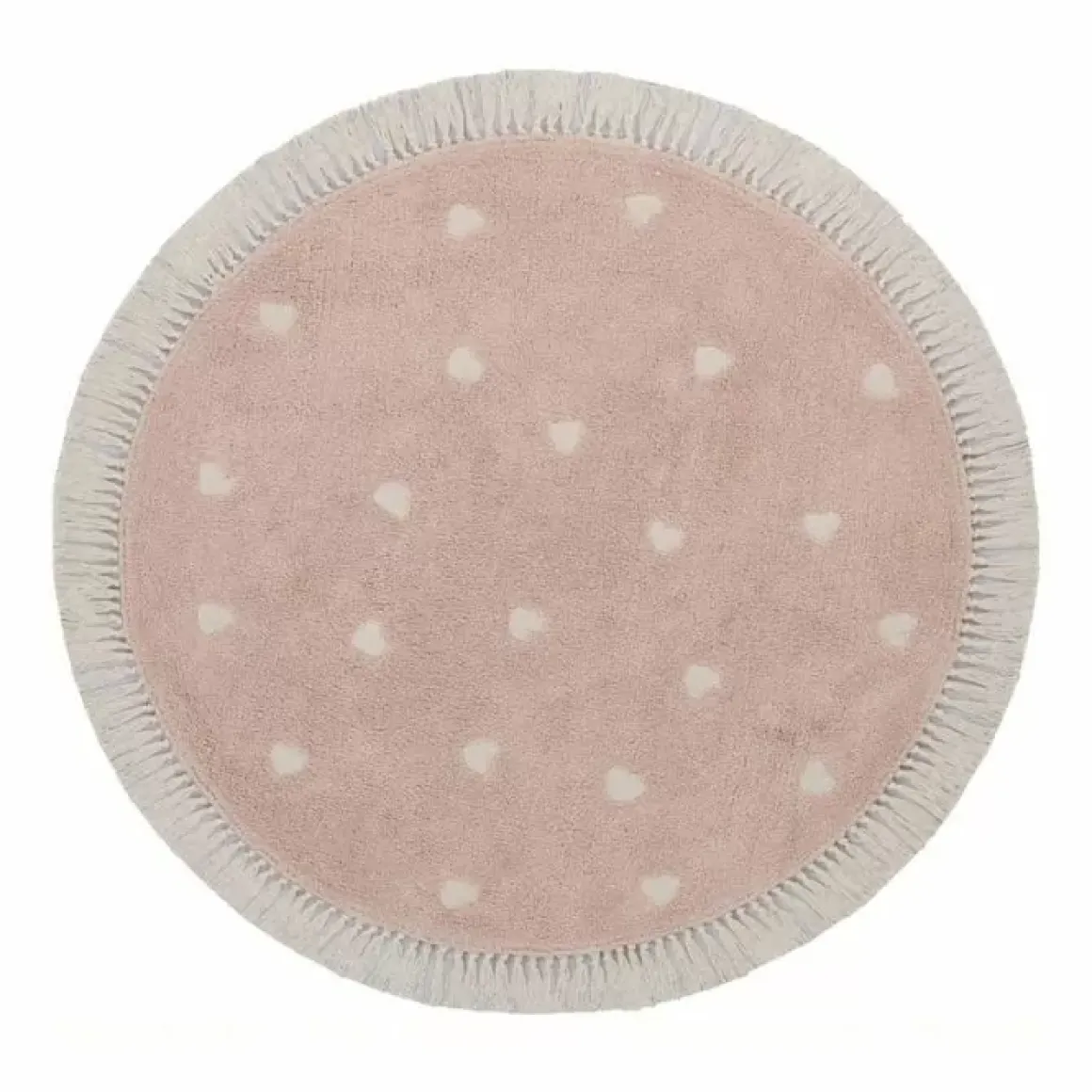 Tapis Petit Rond Vloerkleed Fleur 120X120Cm