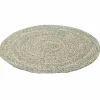 Vloerkleed Jute Rond Petrol (110Cm) Kidsdepot