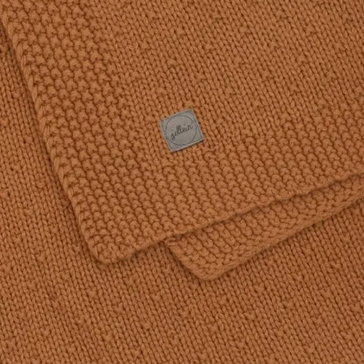 Wiegdeken Bliss Knit Caramel Jollein
