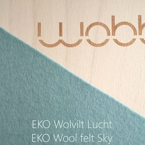 Wobbel Starter Blank Gelakt Met Vilt Lucht