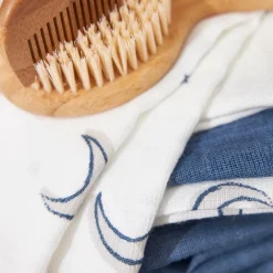 Zachte Meyco Hydrofiele Monddoekjes In Moon Indigo Kleur - Perfect Voor Dagelijks Gebruik (3 Stuks)